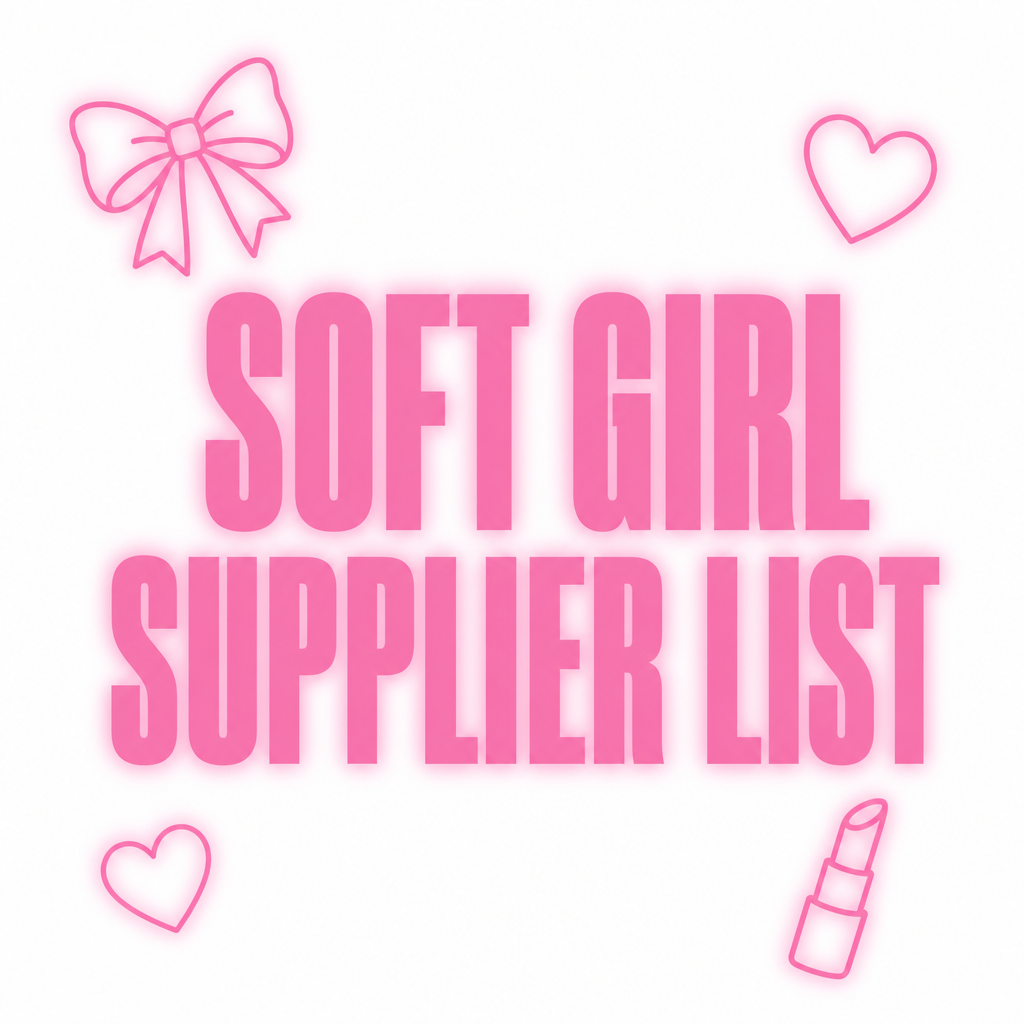Soft Girl Supplier List cover